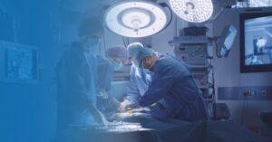Medical Team Performing Surgical Operation in Modern Operating Room